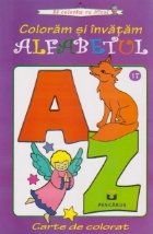 coperta Coloram si invatam ALFABETUL - carte de colorat (numarul 17)