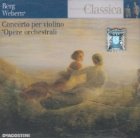 coperta Concerto per violino. Opere orchestrali