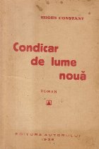 Condicar de lume noua (Cu autograf)