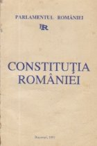Constitutia Romaniei (1991) Constitutia Romaniei (1991)