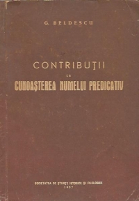 Contributii la cunoasterea numelui predicativ