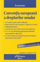 coperta Conventia europeana a drepturilor omului - Actualizat 1 noiembrie 2011