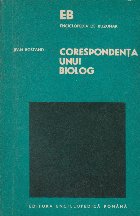 coperta Corespondenta unui biolog