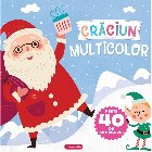 coperta Crăciun multicolor : peste 40 de abţibilduri