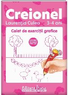 Creionel. Caiet de exercitii grafice 3-4 ani