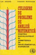 Culegere probleme analiza matematica pentru