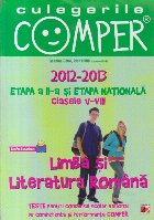 CULEGERILE COMPER LIMBA LITERATURA ROMANA