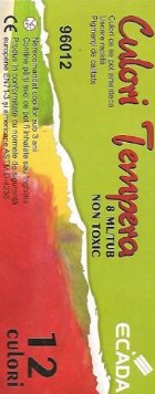 coperta Culori Tempera 12 Ecada