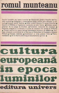 Cultura europeana in epoca Luminilor