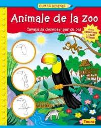 Cum sa desenez - Animale de la zoo. Invata sa desenezi pas cu pas