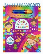 Curcubeul magic : carte de colorat cu apă