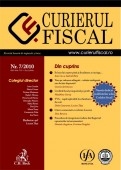 Curierul fiscal. Nr. 7/2010