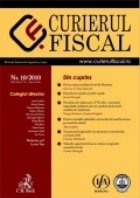 Curierul fiscal, Nr. 10/2010