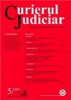 Curierul Judiciar, Nr. 5/2011