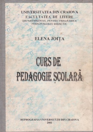 Curs de Pedagogie Scolara (Elena Joita)