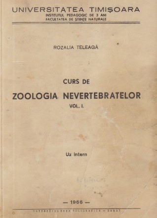 Curs de zoologia nevertebratelor, Volumul I