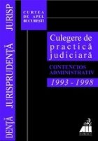 Curtea de Apel Bucuresti. Culegere de practica judiciara penala, 1998