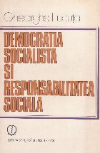 coperta Democratia socialista si responsabilitatea sociala