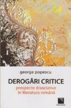 Derogari critice prospecte disociative literatura