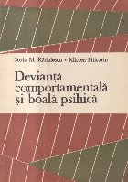 Devianta comportamentala boala psihica
