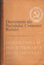 coperta Dezvoltarea si Perfectionarea Invatamintului