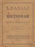 coperta Dictionar de citate romanesti