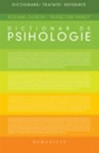 coperta Dictionar de psihologie