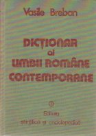 Dictionar limbii romane contemporane curent