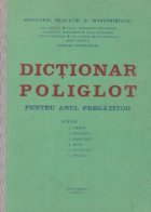 coperta Dictionar poliglot pentru anul pregatitor romana, araba, engleza, franceza, rusa, spaniola, swahili