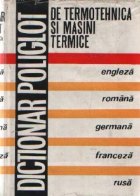Dictionar poliglot Termotehnica Masini termice:
