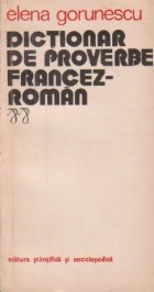 Dictionar proverbe francez roman