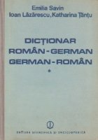 Dictionar roman german german roman