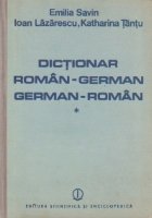 Dictionar roman-german - german-roman, Volumele I si II