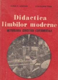 Didactica limbilor moderne (Metodologia cercetarii experimentale)