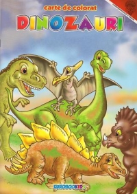 Dinozauri - carte de colorat (format A4)