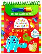 Dinozauri carte colorat apă