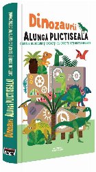 coperta Dinozaurii alungă plictiseala : caiet de jocuri şi exerciţii cu care te poţi distra oriunde