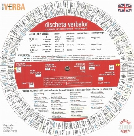 Discheta verbelor. Conjugarea verbelor neregulate - limba engleza
