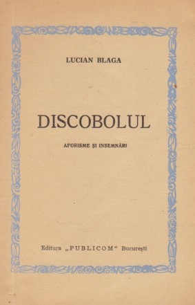 Discobolul - Aforisme si insemnari