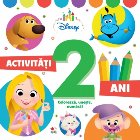coperta Disney. Activități 2 ani. Colorează, unește, numără!