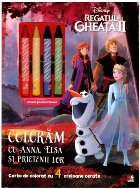 Disney. Regatul de gheață II. Colorăm cu Anna, Elsa și prietenii lor (conține 4 creioane cerate)