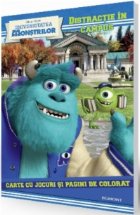 coperta Disney Universitatea Monstrilor: Distractie in campus. Carte cu jocuri si pagini de colorat