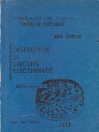 Dispozitive circuite electronice Curs pentru