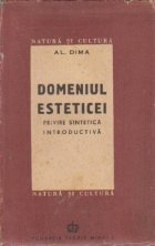 Domeniul Esteticei Privire sintetica introductiva