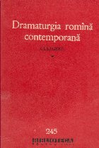 coperta Dramaturgia romina contemporana - Culegere, Volumul I