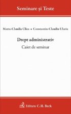 coperta Drept administrativ : caiet de seminar