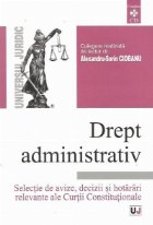 Drept administrativ Selectie avize decizii
