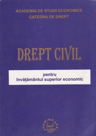 Drept civil pentru invatamantul superior economic