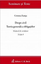 coperta Drept civil : teoria generală a obligaţiilor,manual de seminar