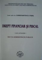 Drept financiar fiscal curs universitar